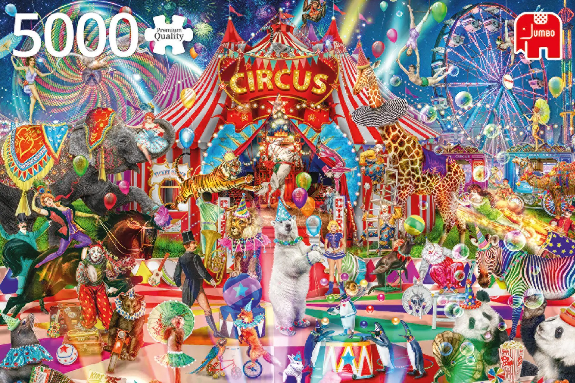 Puzzle Noc v cirkuse