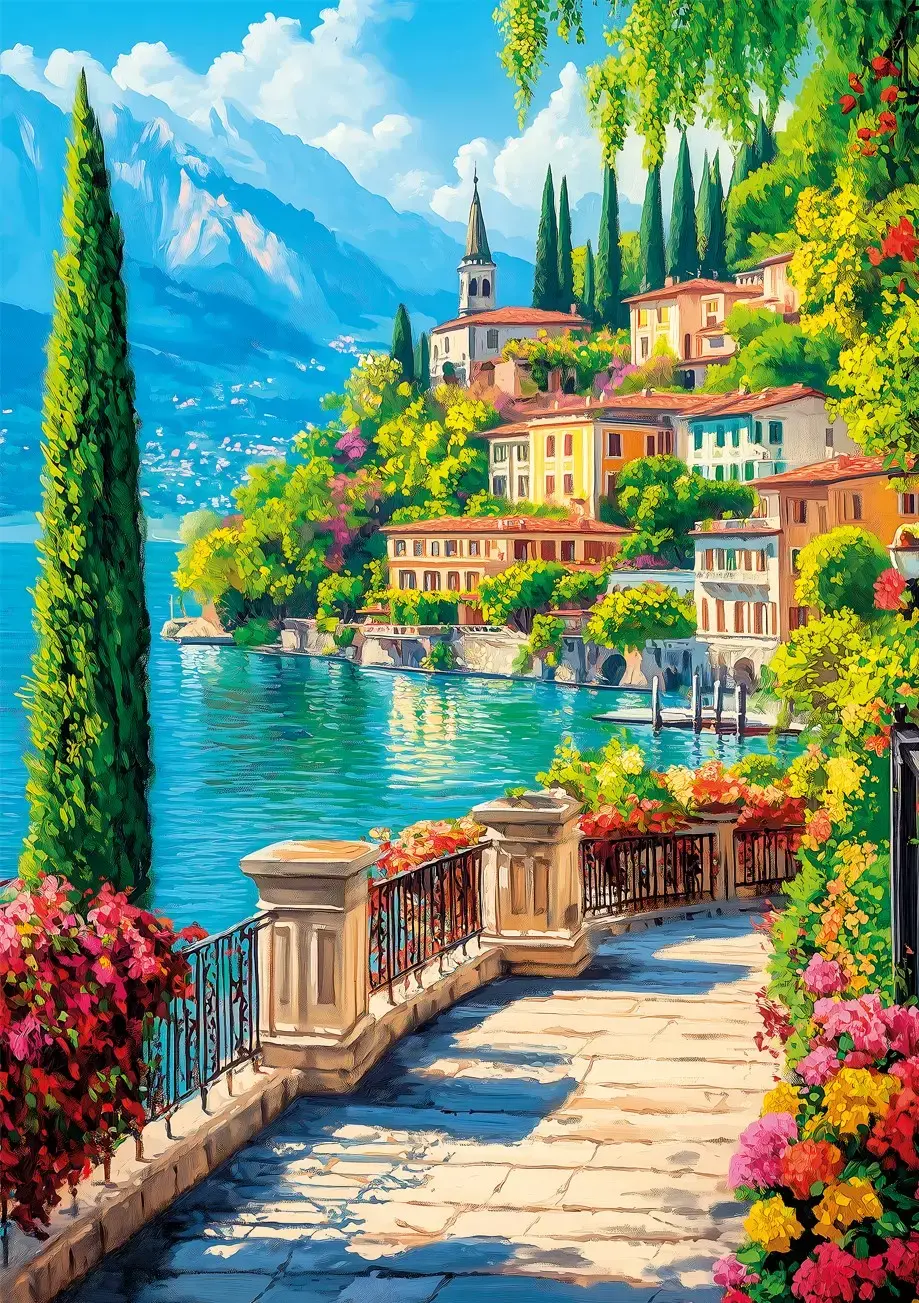 Puzzle Lake Como