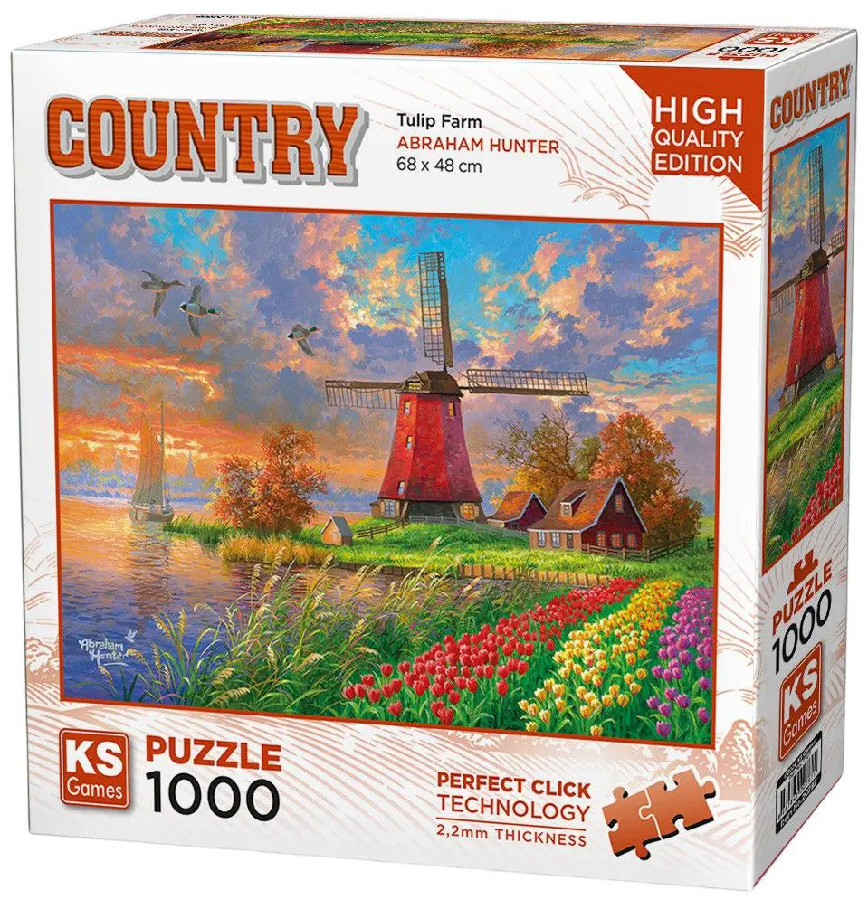 Puzzle Tulipánová farma