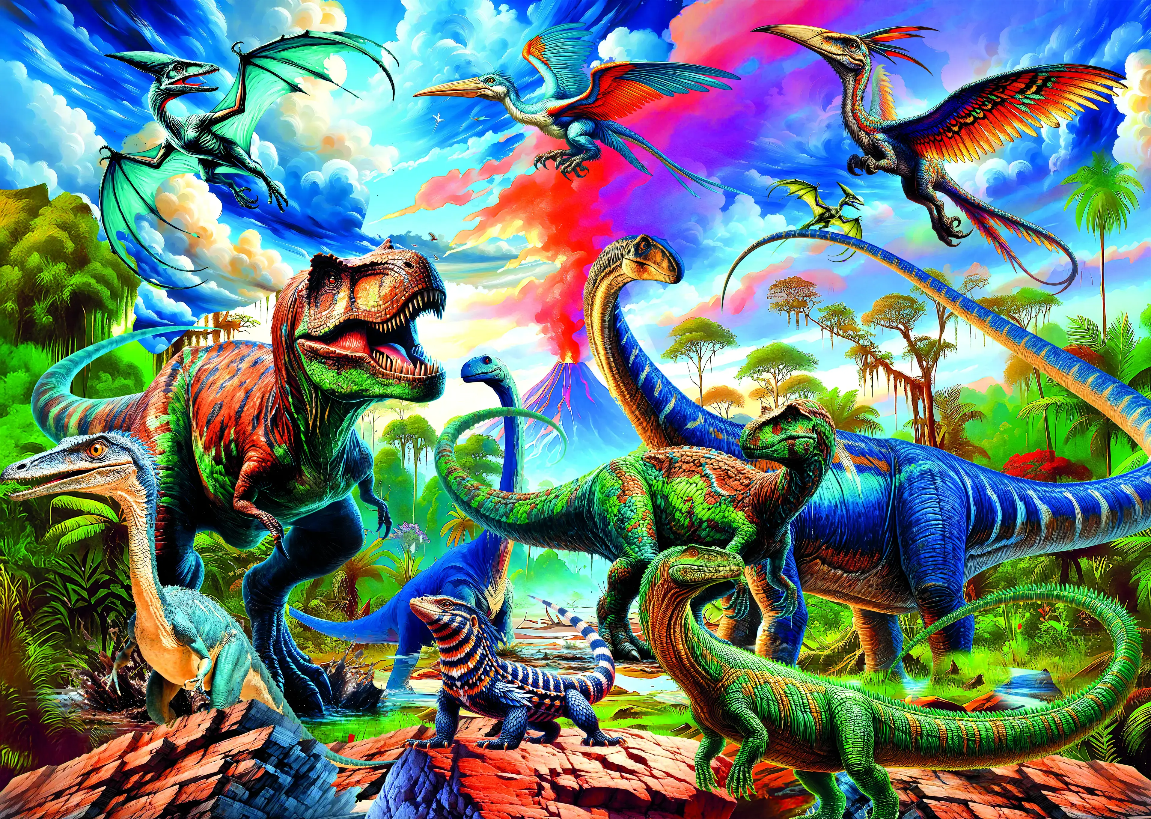 Puzzle Jurassic Country