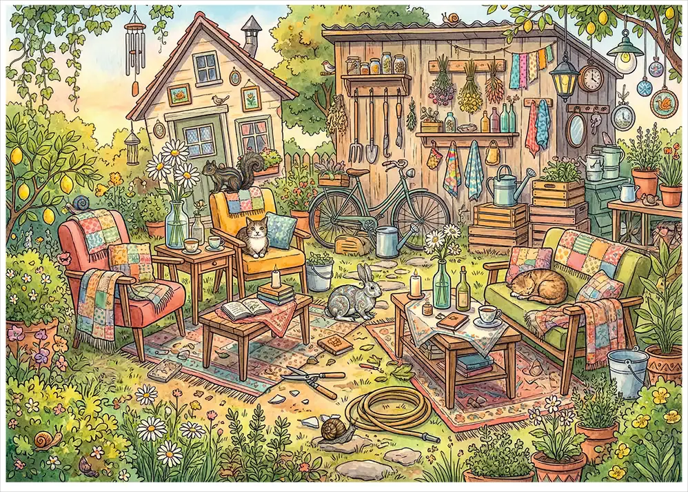 Puzzle Sweet Garden