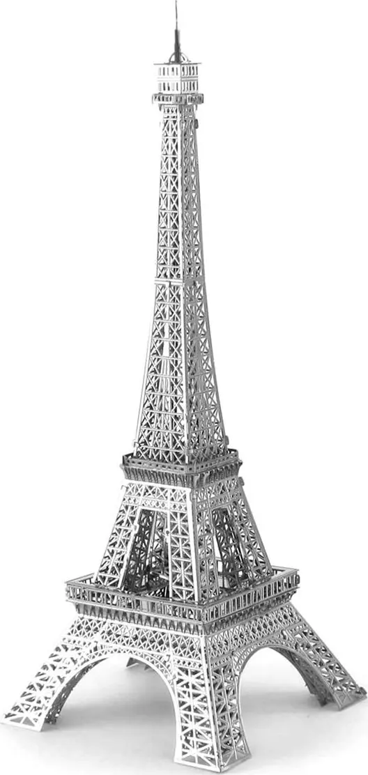 Puzzle Turnul Eiffel 3D metalic / ICONX /