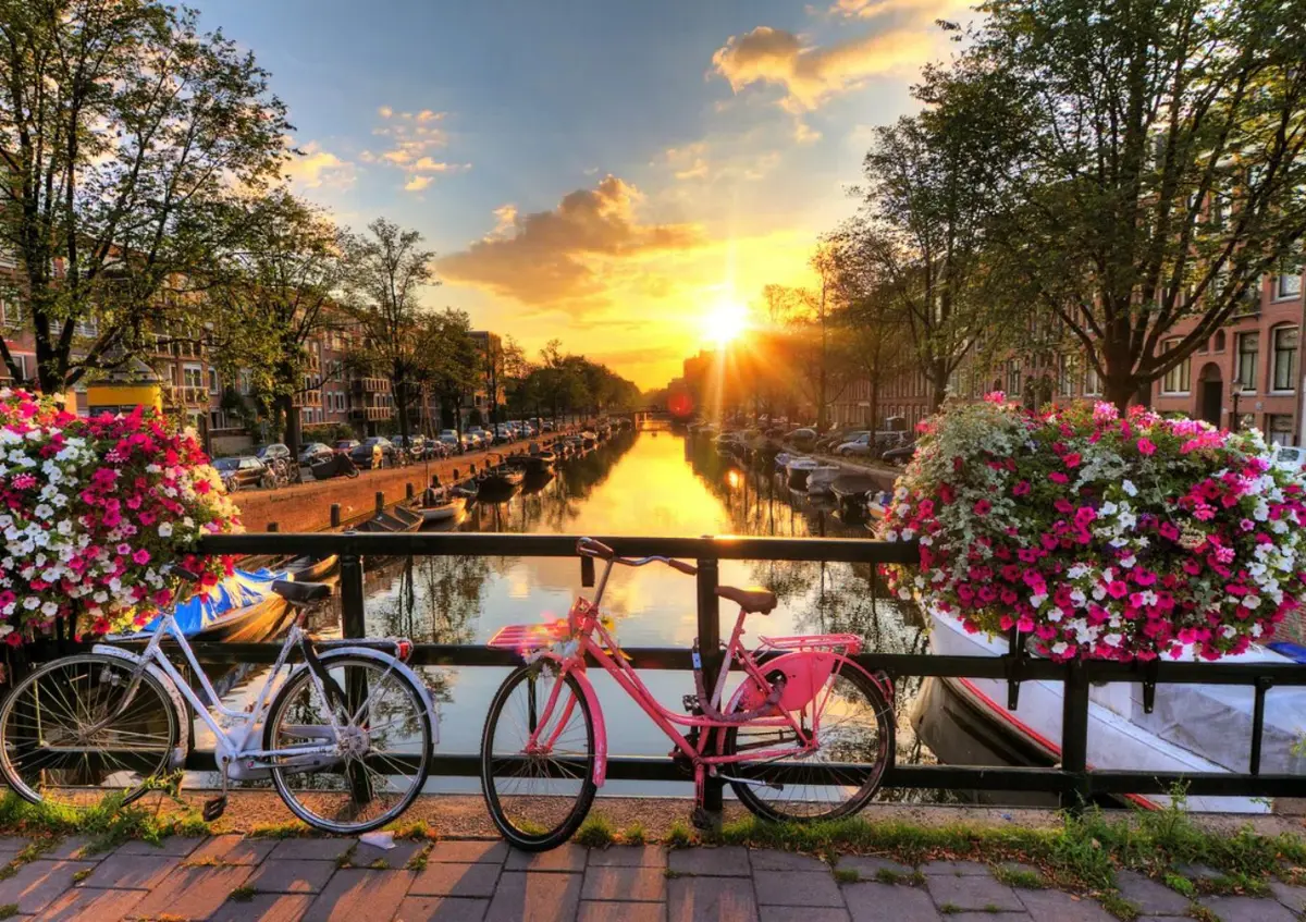 Puzzle Amsterdam Sunset