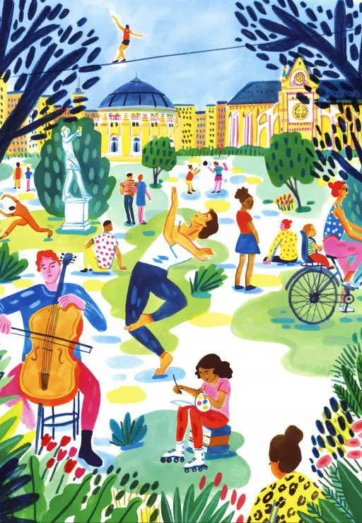 Puzzle Verejná záhrada