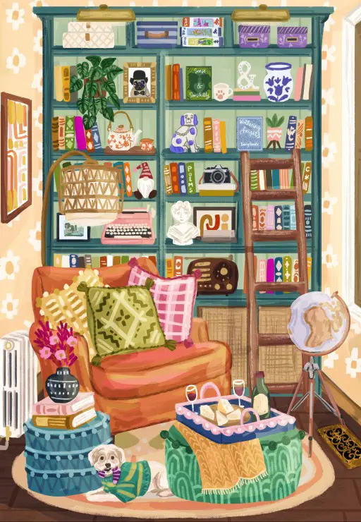Puzzle Reading Cozy Spot