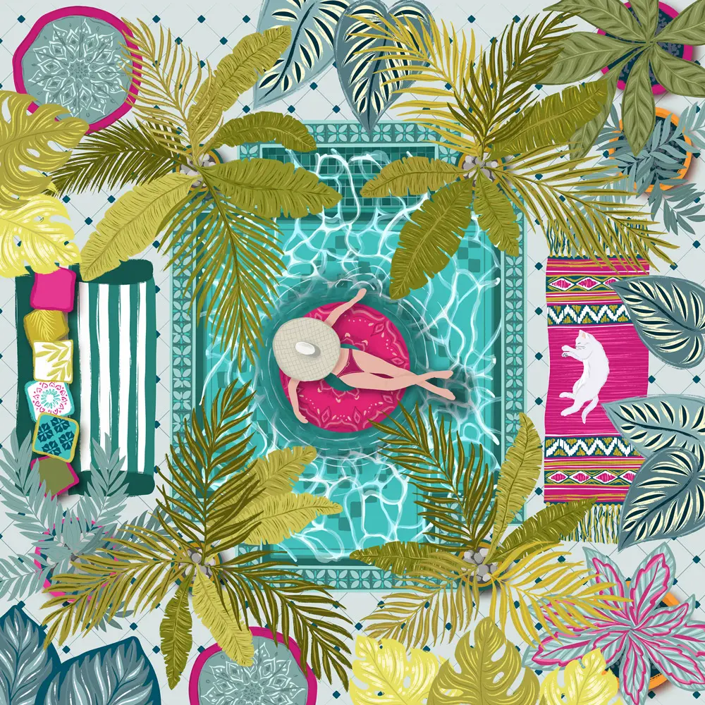 Puzzle Summer Pool