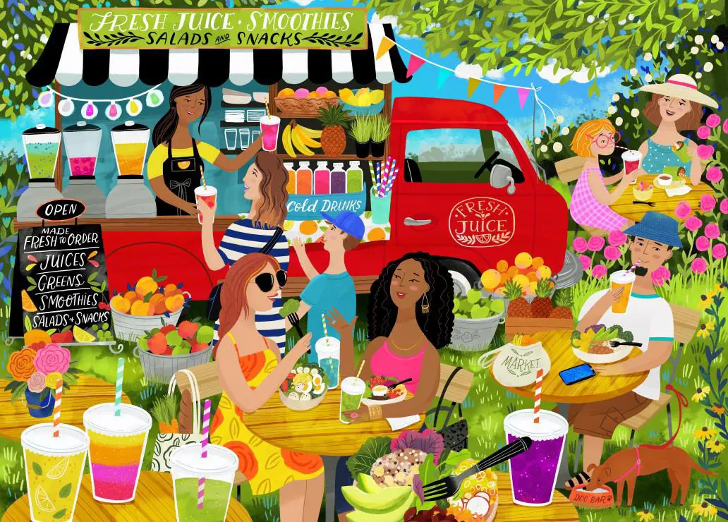Puzzle Juice Truck