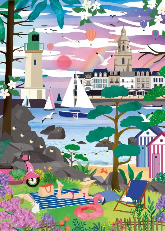 Puzzle Le Croisic: tra cielo e mare