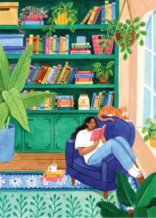 Puzzle Green Reading Room