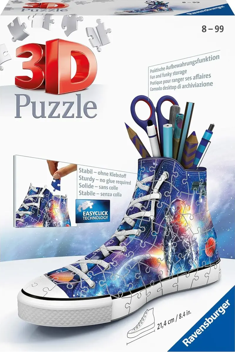 Puzzle 3D puzzle stojan: Sneaker Astronaut