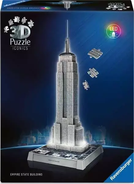 Puzzle Empire State Building 3D LED