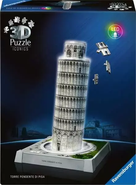 Puzzle Pisa 3D LED