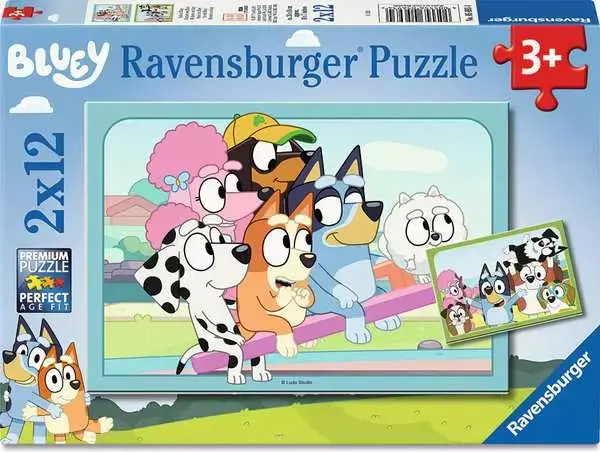 Puzzle 2x12 Szórakozás Bluey-val
