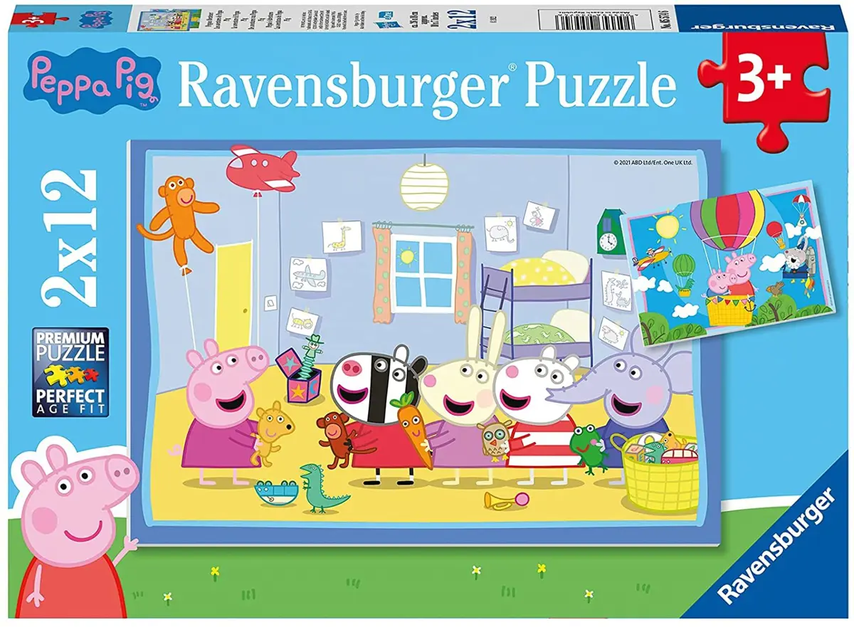 Puzzle 2x12 Peppa Pig