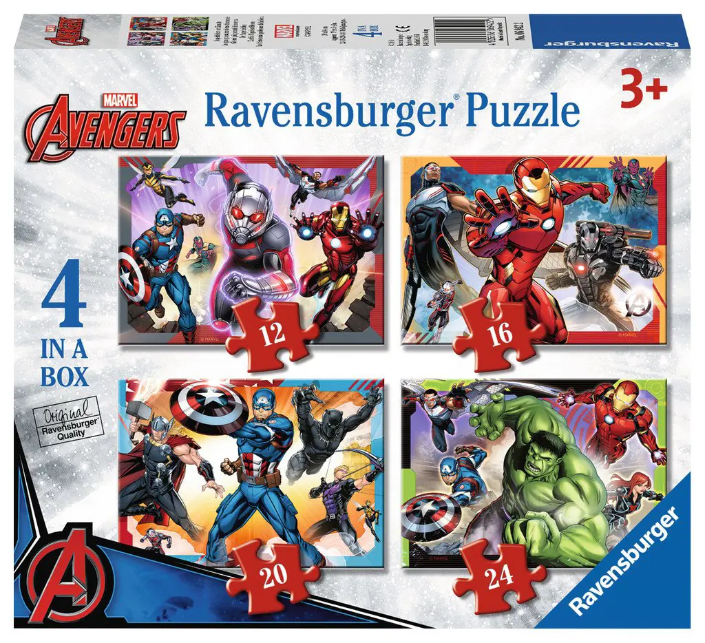 Puzzle 4in1 Avengers