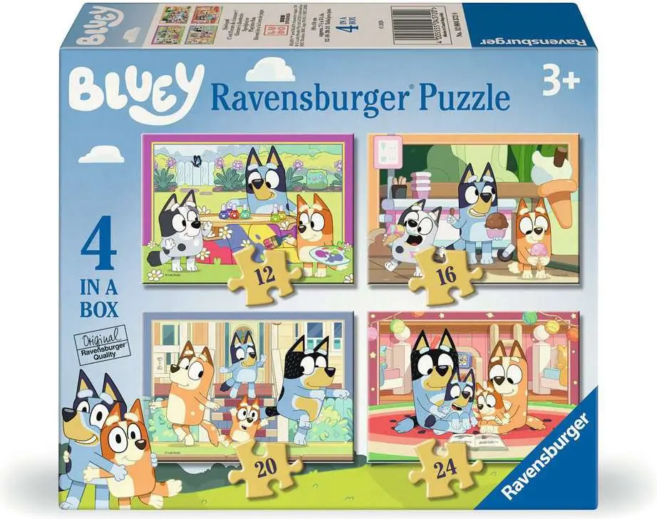 Puzzle 4 contra 1 Bluey