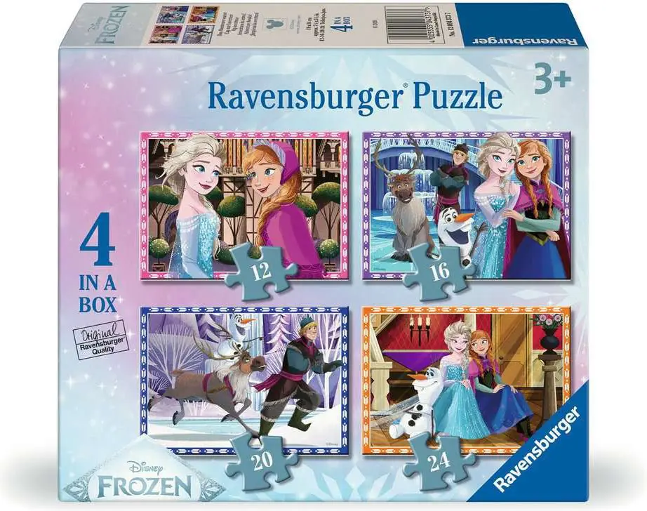 Puzzle 4v1 Disney Frozen