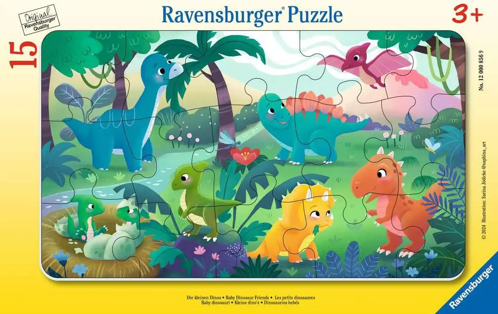 Puzzle Baby Dinosaur Friends