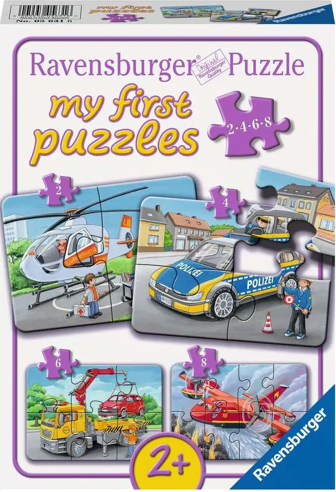 Puzzle Az első rejtvényeim: Vészhelyzeti járművek