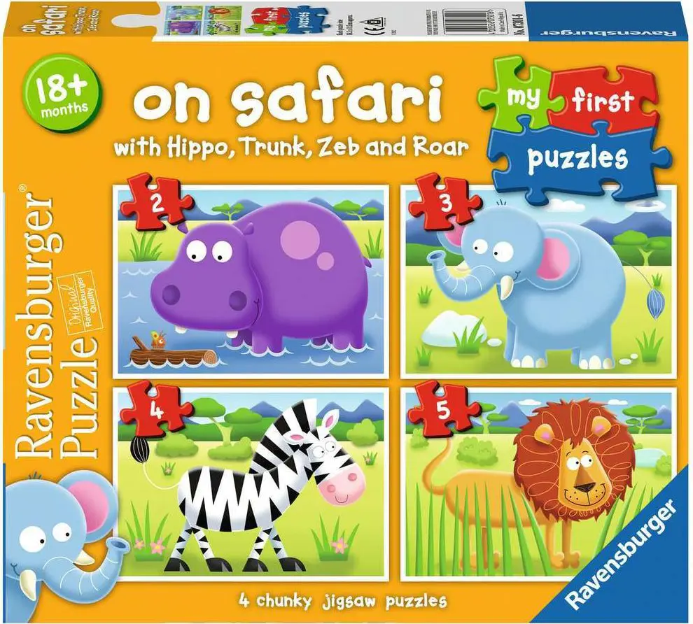 Puzzle Meine ersten Puzzles: Auf Safari