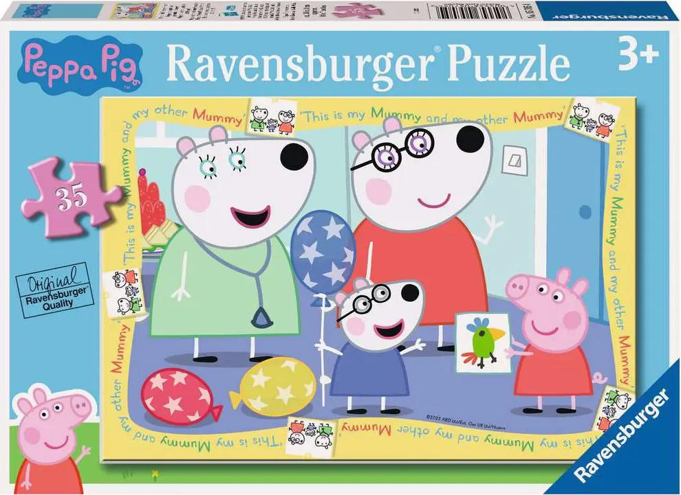 Puzzle Peppa Pig se svou kamarádkou