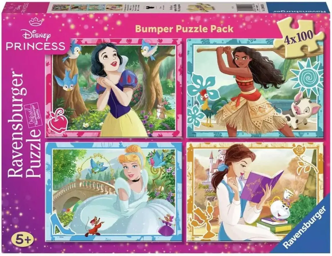 Puzzle 4x100 Disney Princess