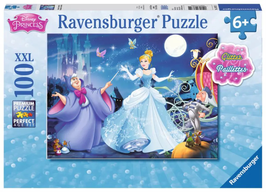Puzzle Imádnivaló Hamupipőke csillám