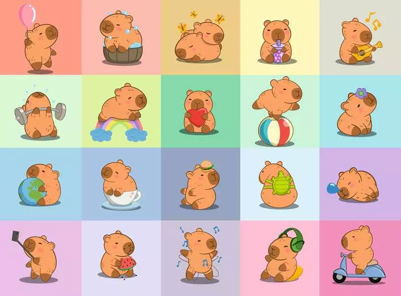Puzzle Capybara XXL