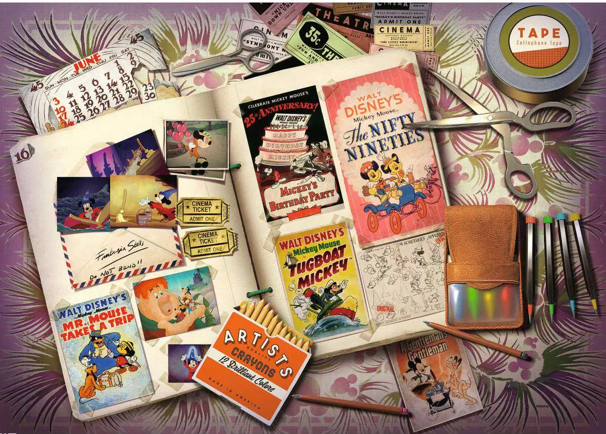 Puzzle  1940 Aniversarea lui Mickey