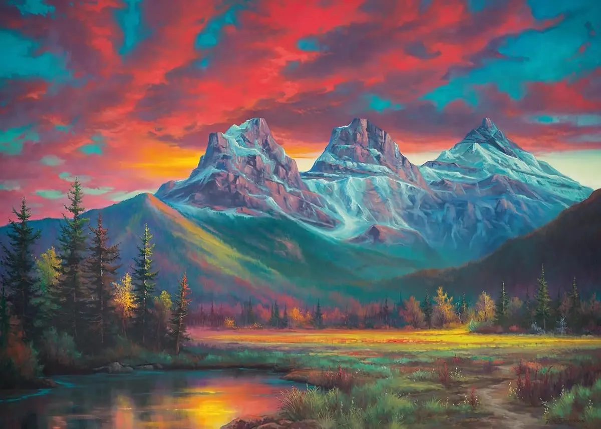 Puzzle Alberta's Three Sisters