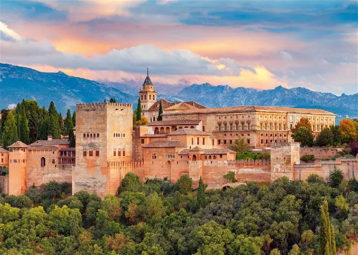 Puzzle Alhambra, Granada, Španielsko