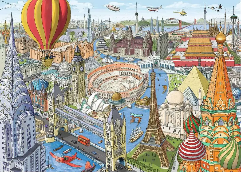 Puzzle 80 nap alatt a Föld körül