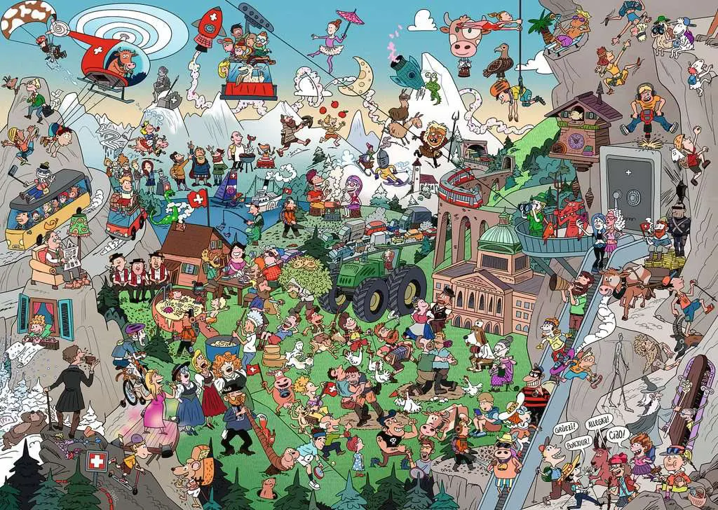 Puzzle  Frumoasa Elveție