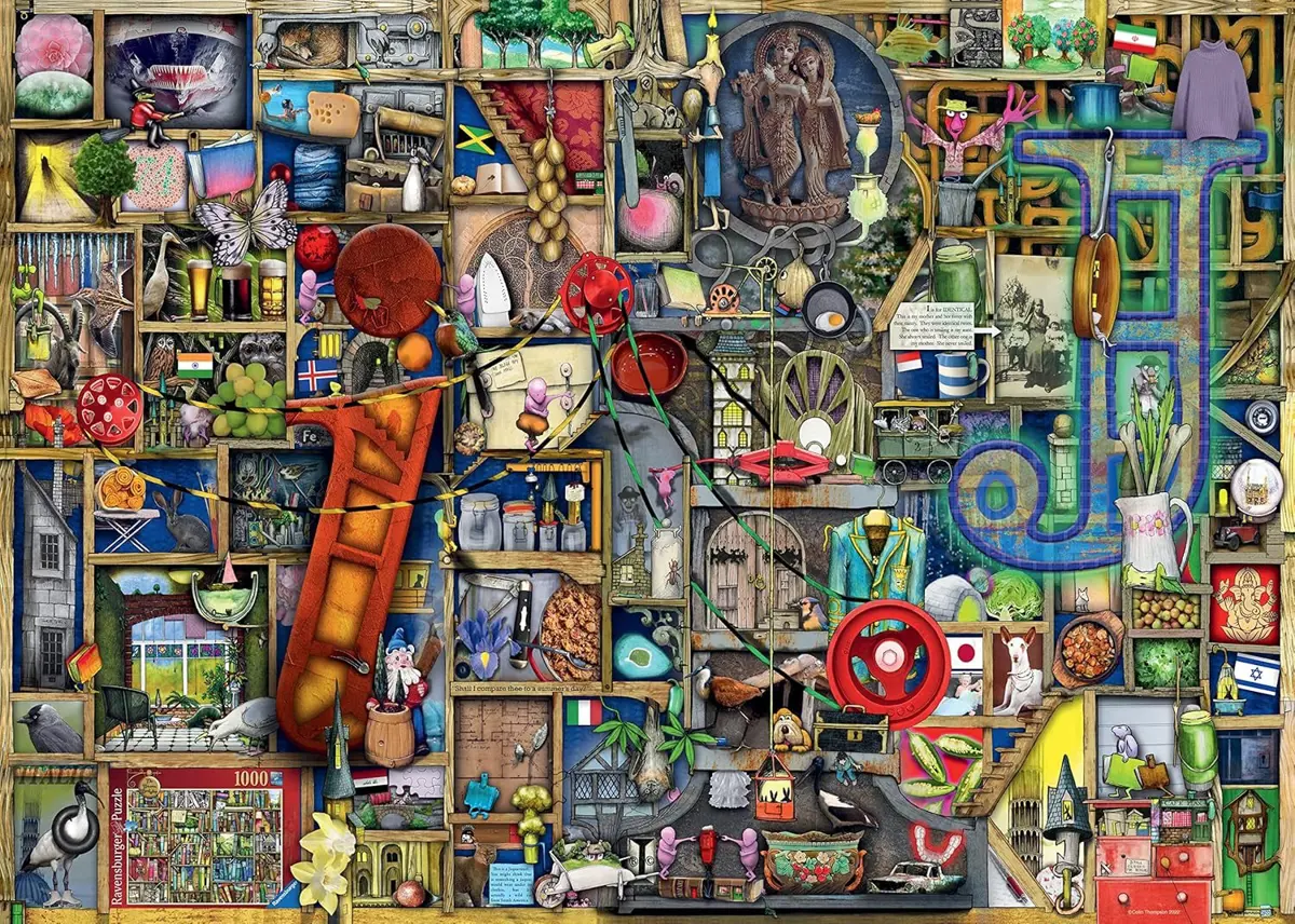 Puzzle Colin Thompson:  Awesome Alphabet "I & J"