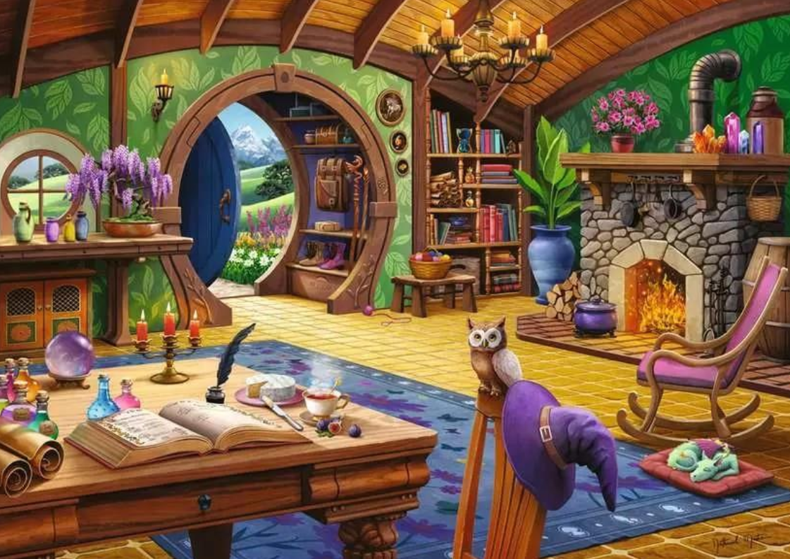 Puzzle Cozy magical cottage