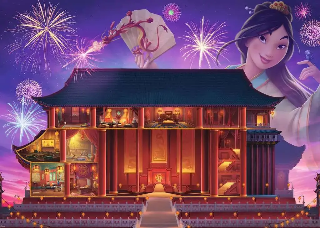 Puzzle Disney kastély: Mulan