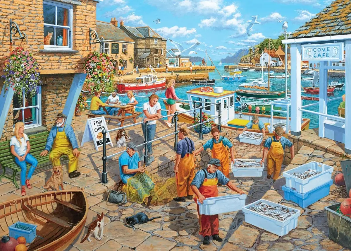 Puzzle Fishermans life