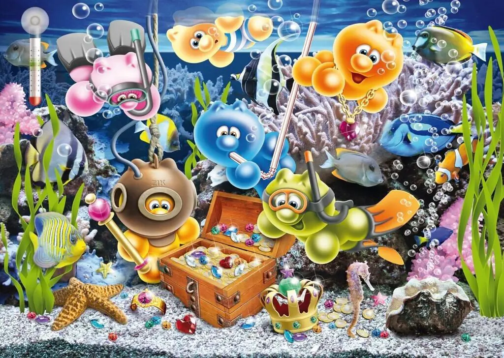 Puzzle Gelini: Under vandet
