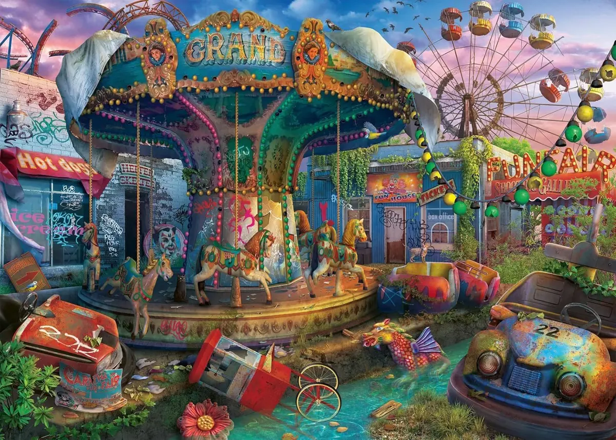 Puzzle Gloomy Carnival 1000