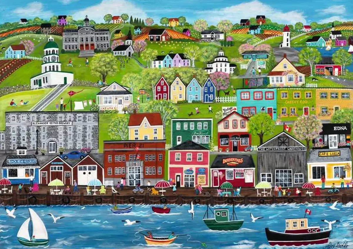 Puzzle Halifax kikötője
