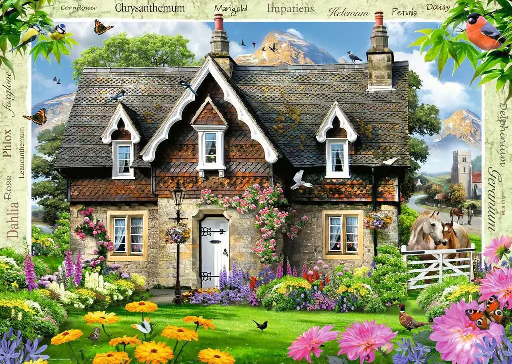 Puzzle Hillside Cottage