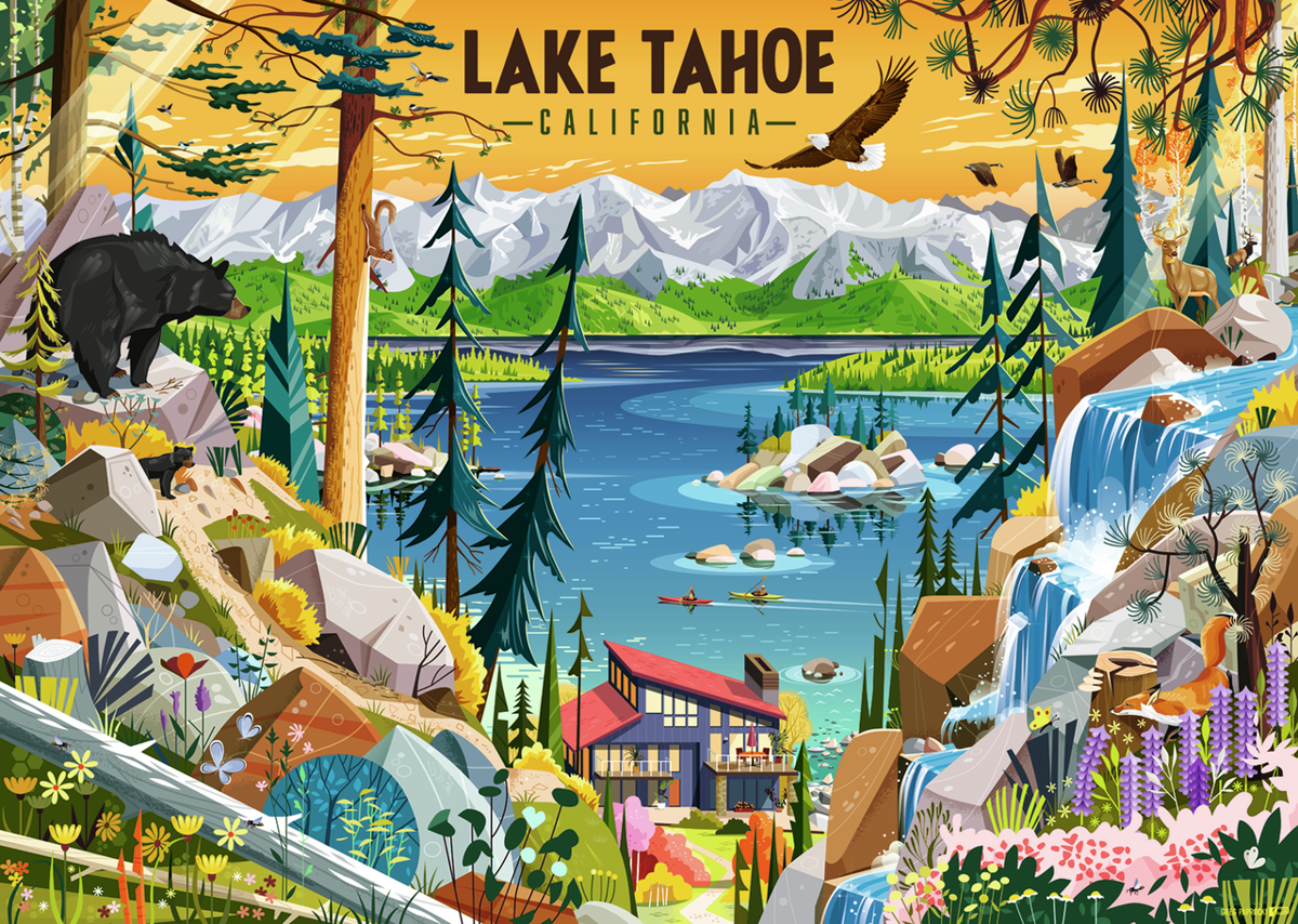 Puzzle  Tahoe-søen