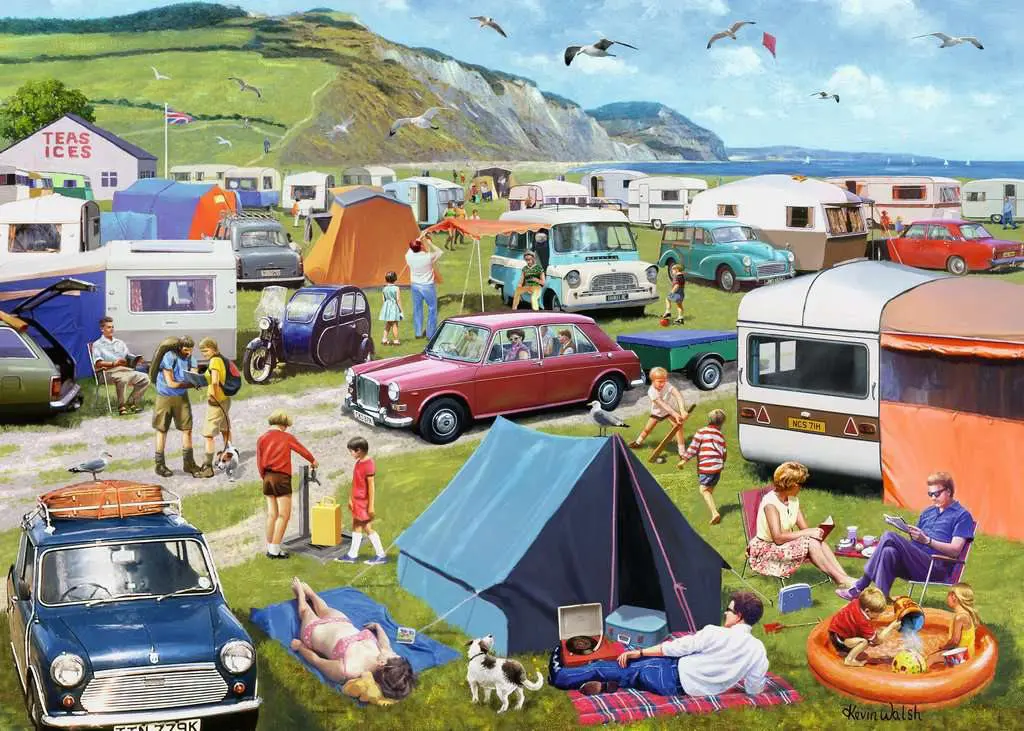 Puzzle  Leisure Days No.5 - Camping & Caravaning