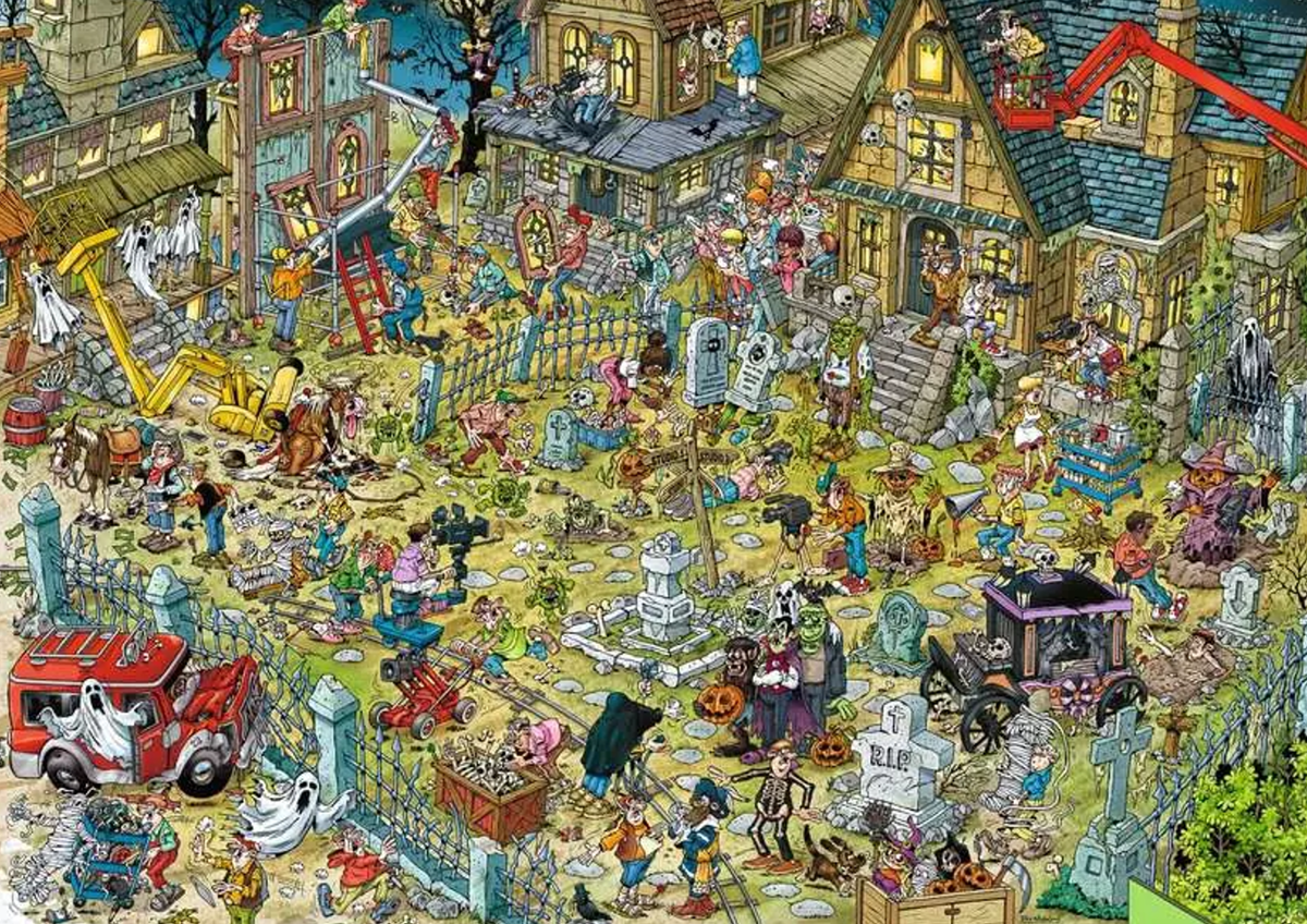 Puzzle Movie Set: Haunted Town