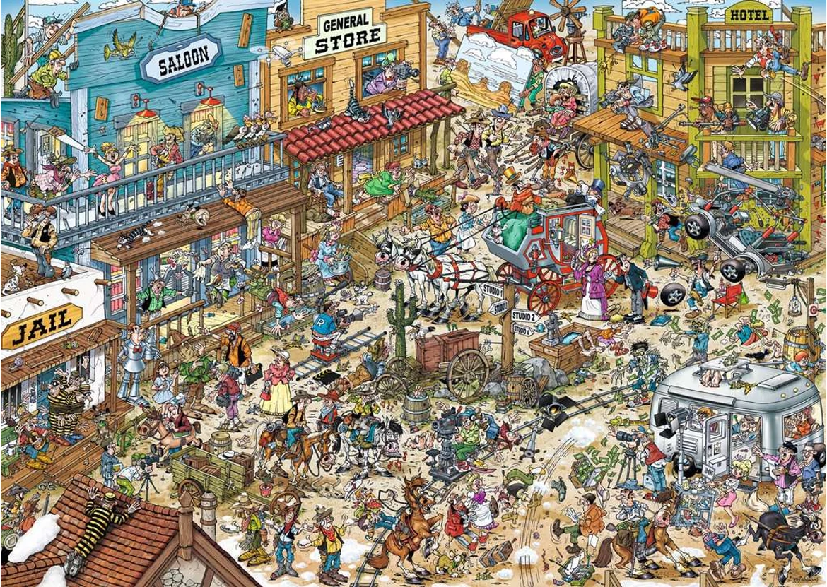 Puzzle Movie Set: Western