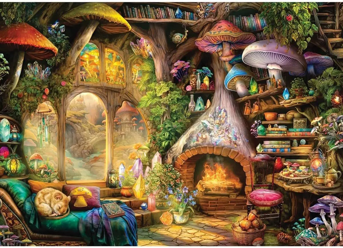 Puzzle Mushroom cottage