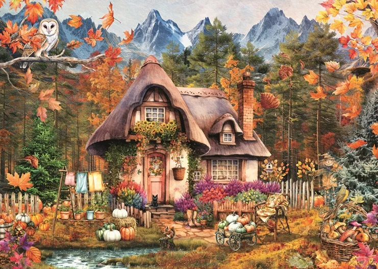 Puzzle Tekvicová chata
