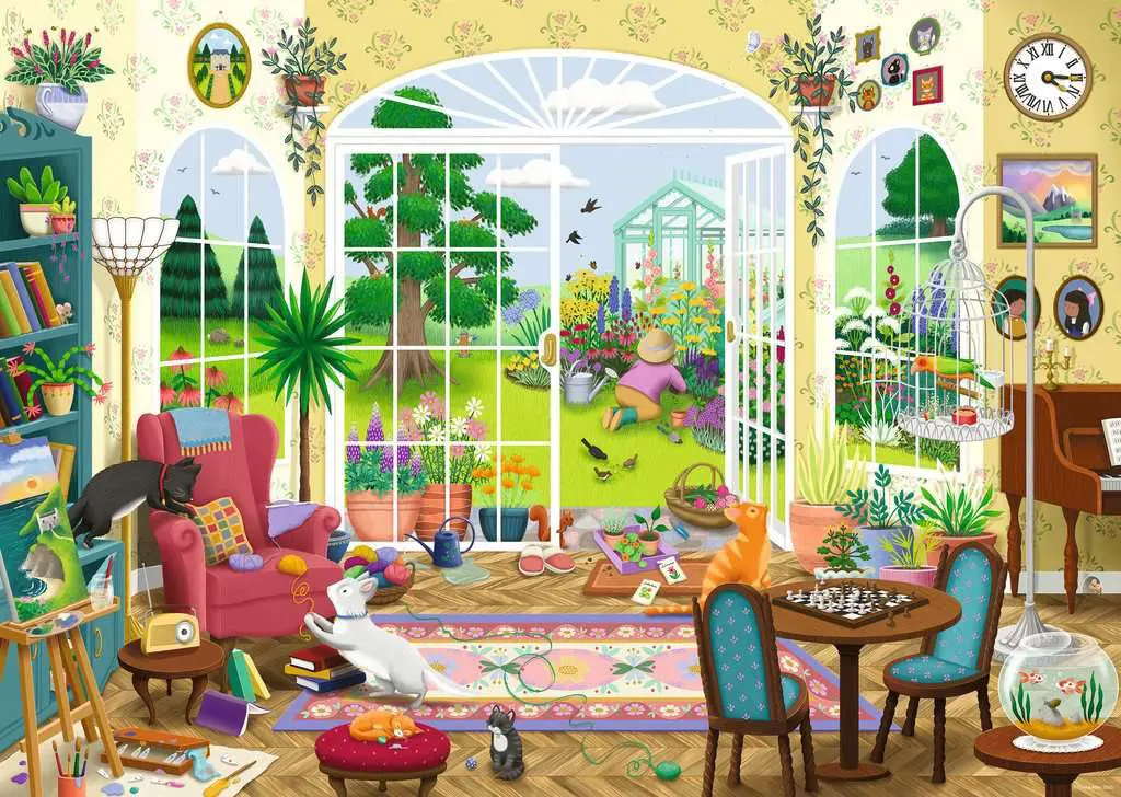 Puzzle Summer Garden Parlour