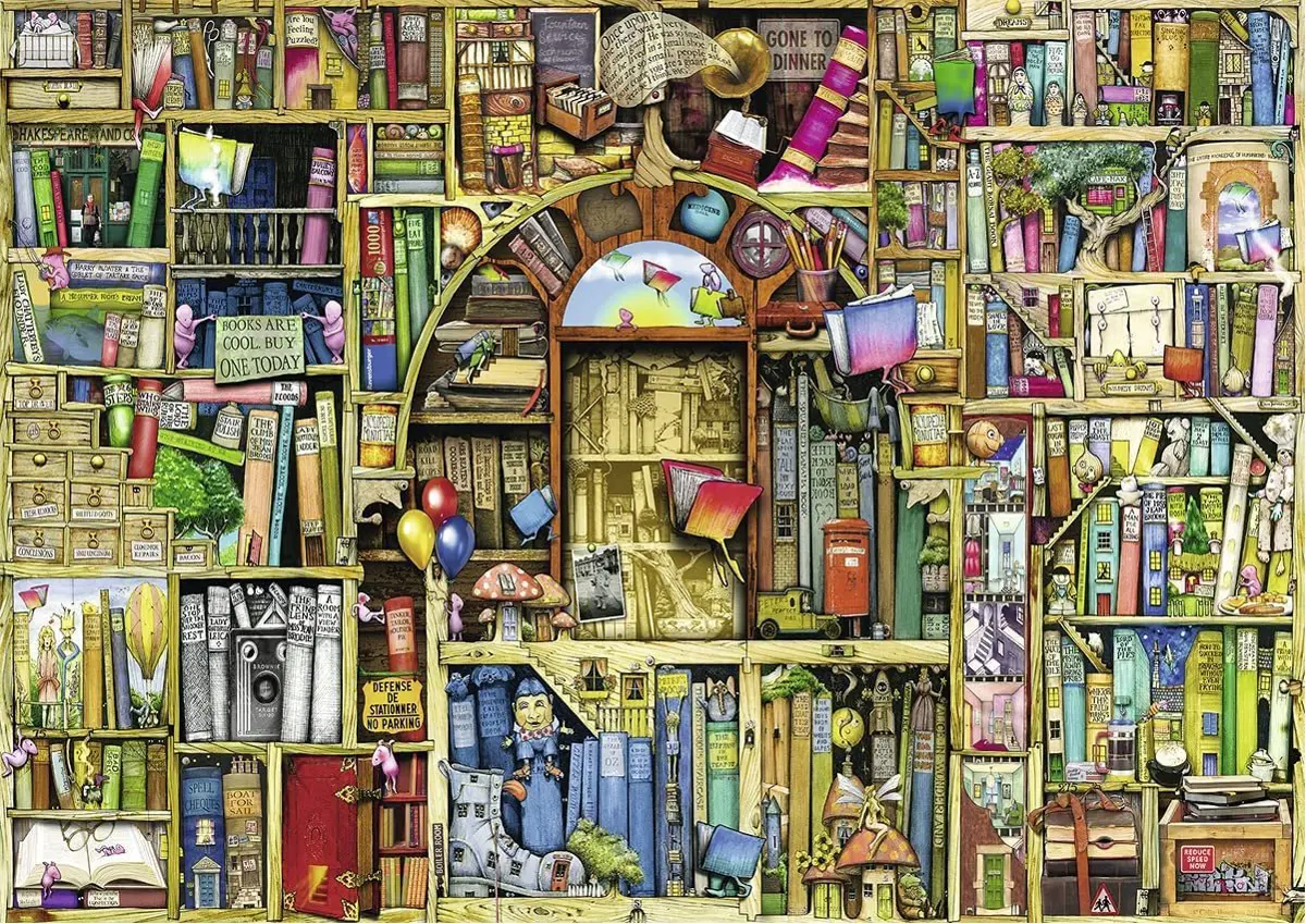 Puzzle Colin Thompson: The Bizarre Bookshop