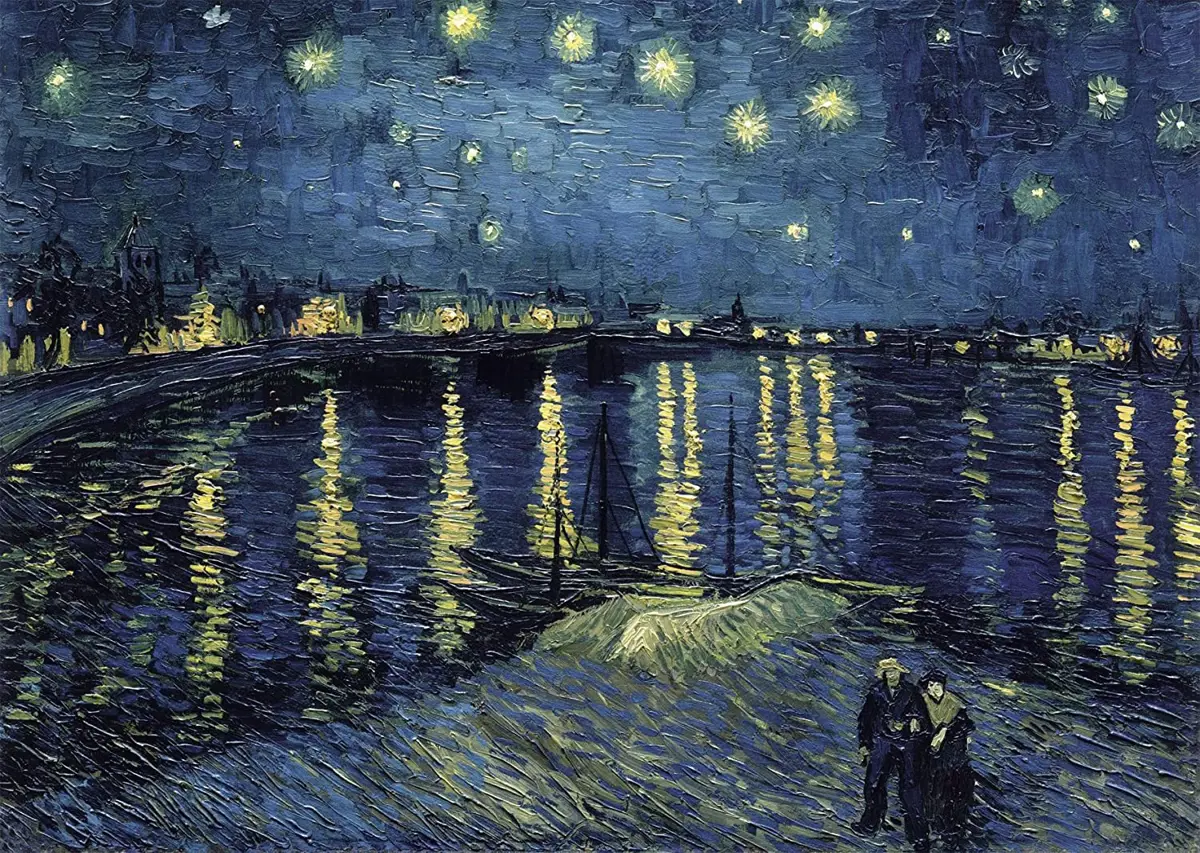 Puzzle Vincent van Gogh: Notte stellata